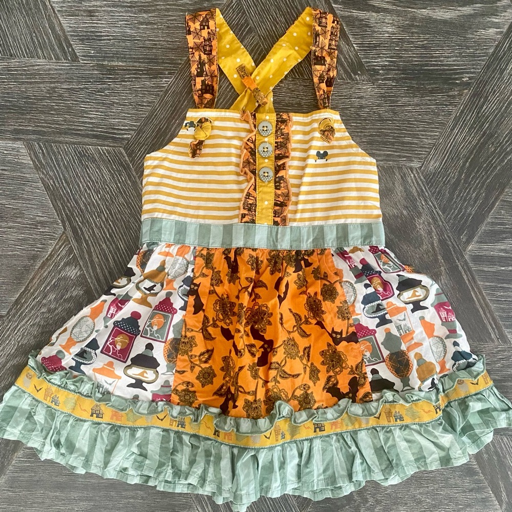 Matilda Jane “Trick or Treat” Halloween knot tunic top (girls size 4 years)